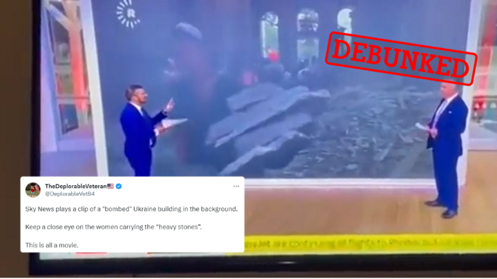 A viral video suggests that the attack on the Transfiguration Cathedral in Odesa was staged by Ukrainian authorities.